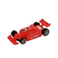 Indy/ Formula Style Die Cast 3" Red Race Car - Full Color Imprint Both Sides